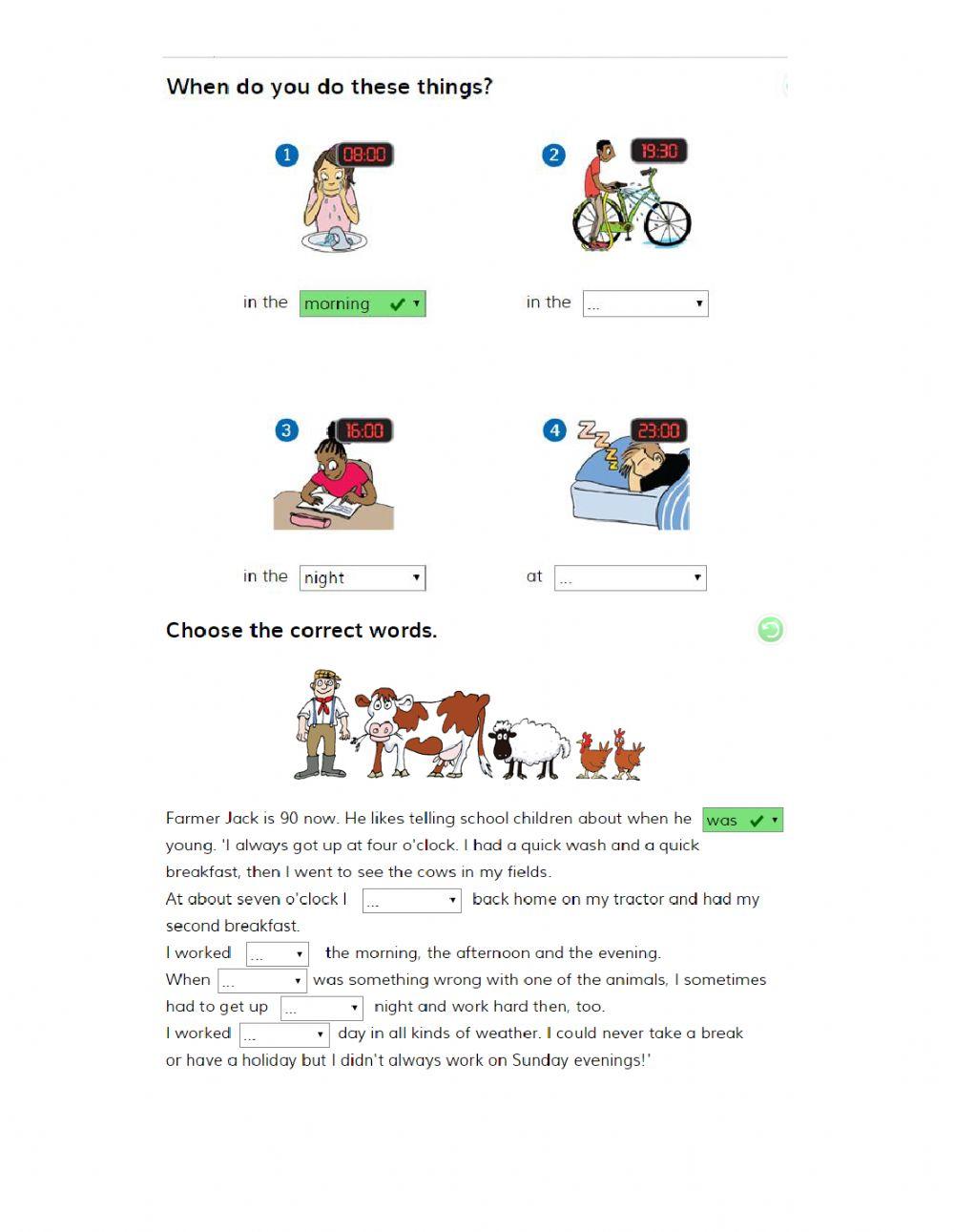 We've got lots of things to do