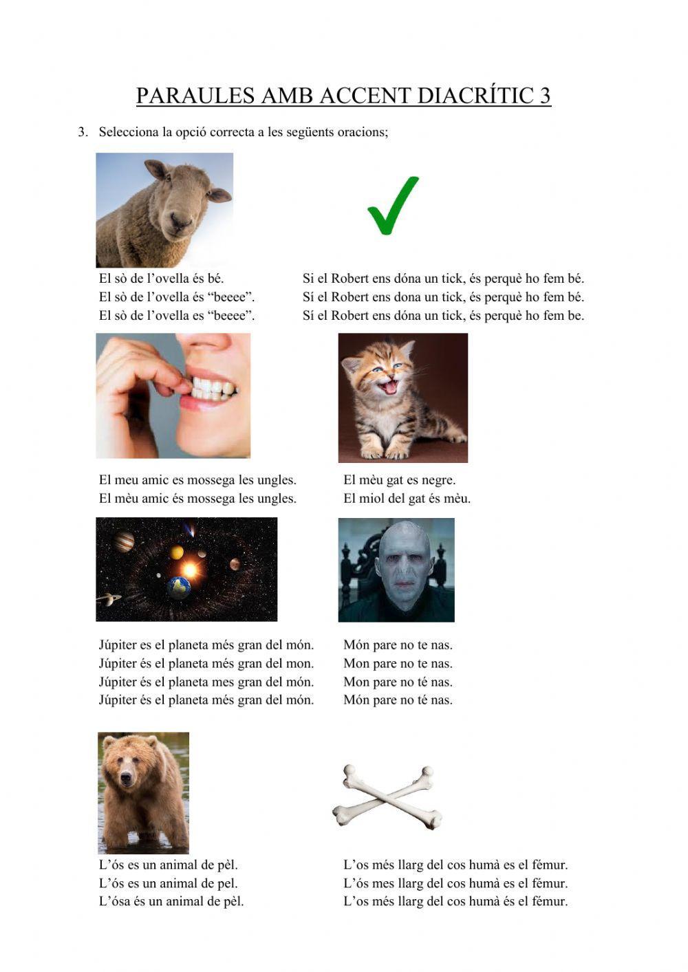 Accent diacrític III