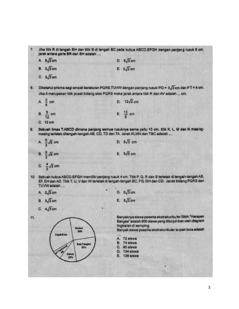 Penilaian akhir semester(susulan-remidi)