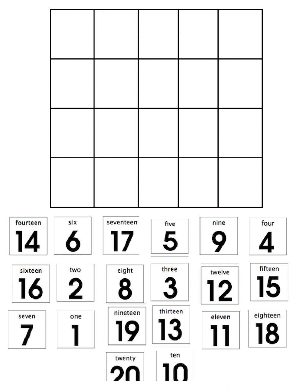 Order Numbers 1-20