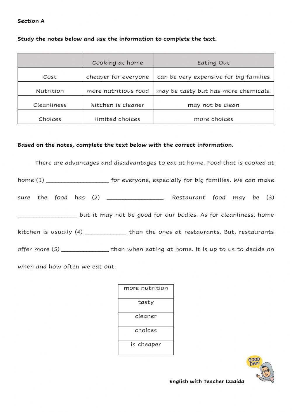 Information Transfer (Year 5)