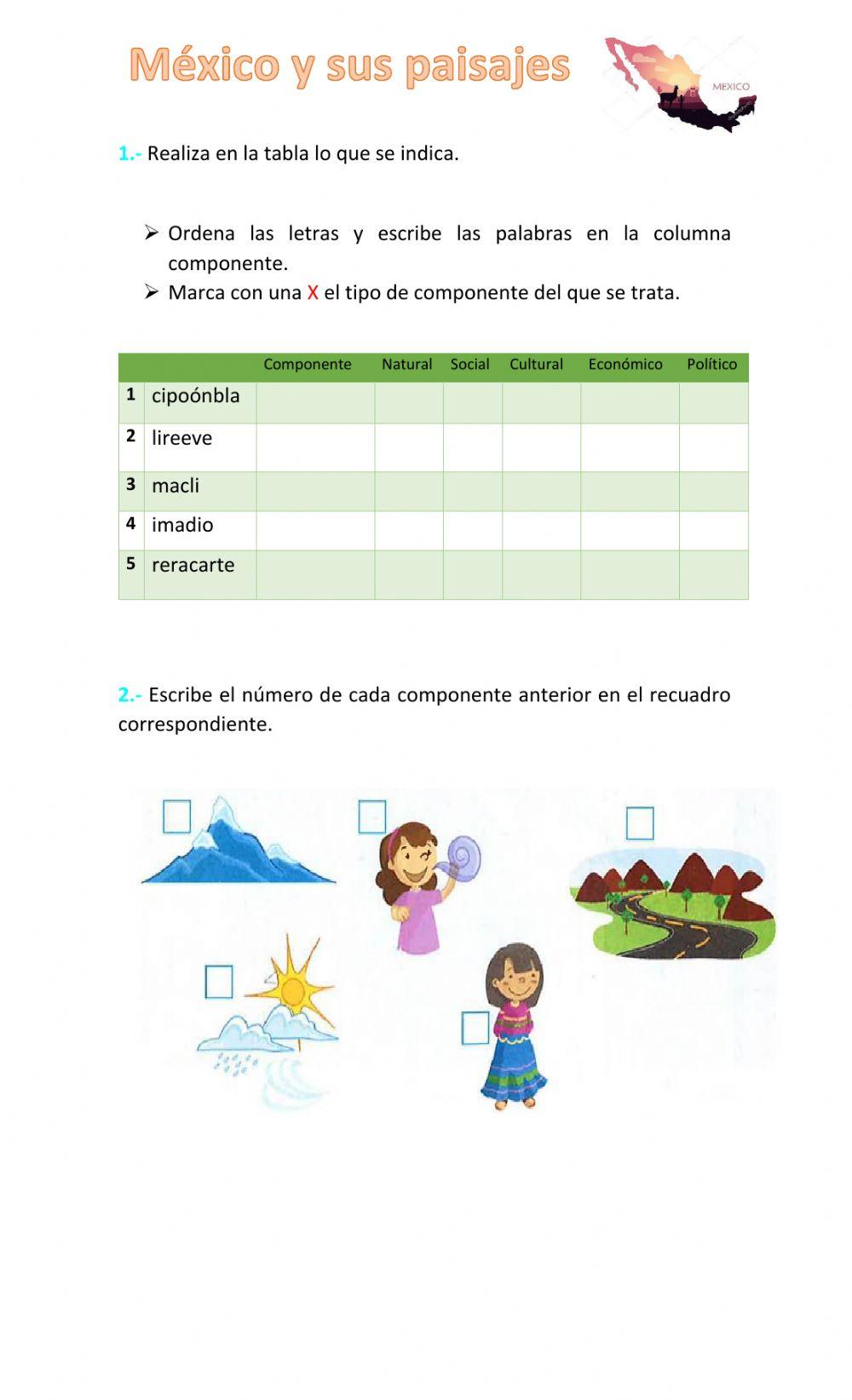 México y sus paisajes