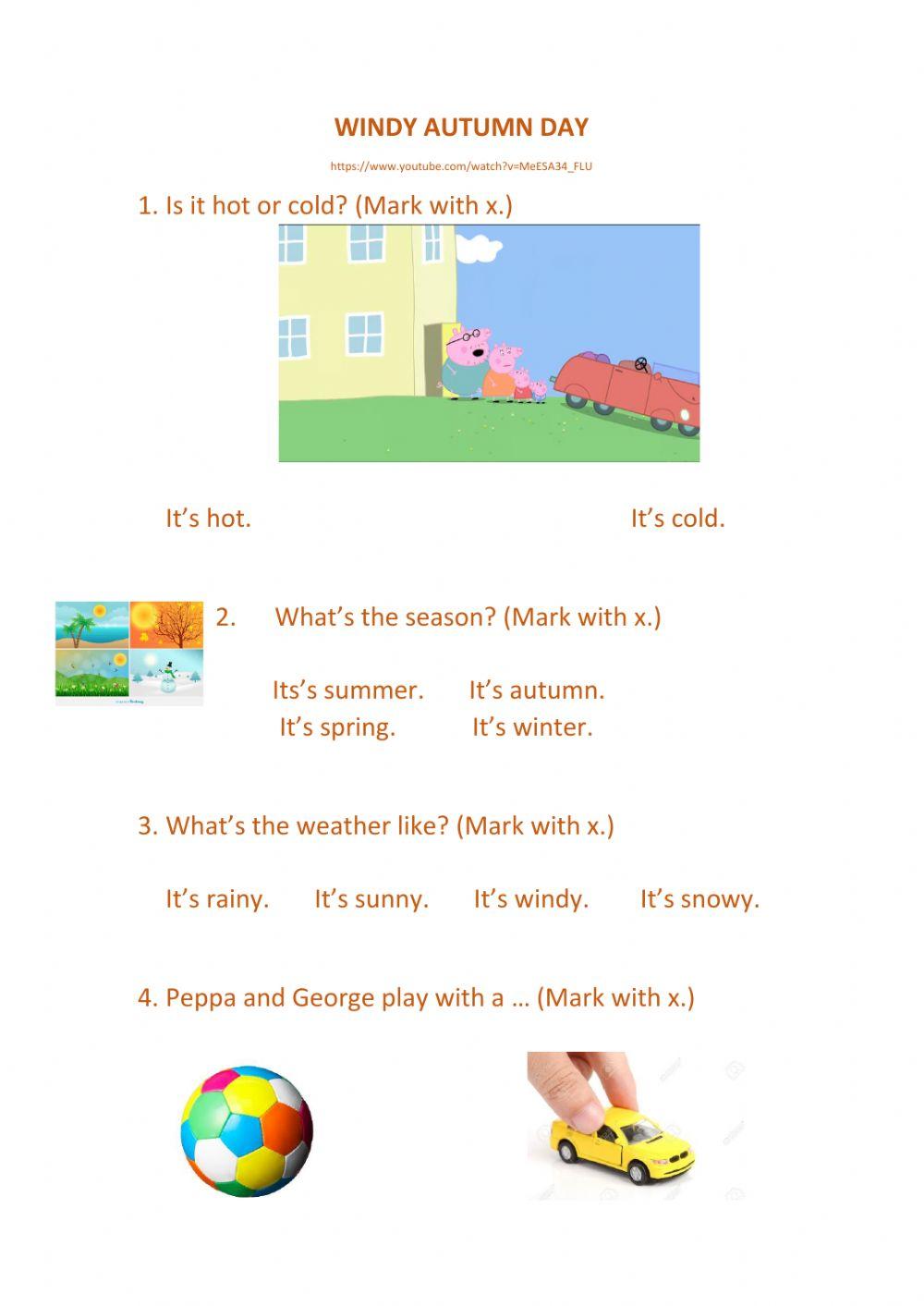 Peppa Pig  Windy Autumn Day