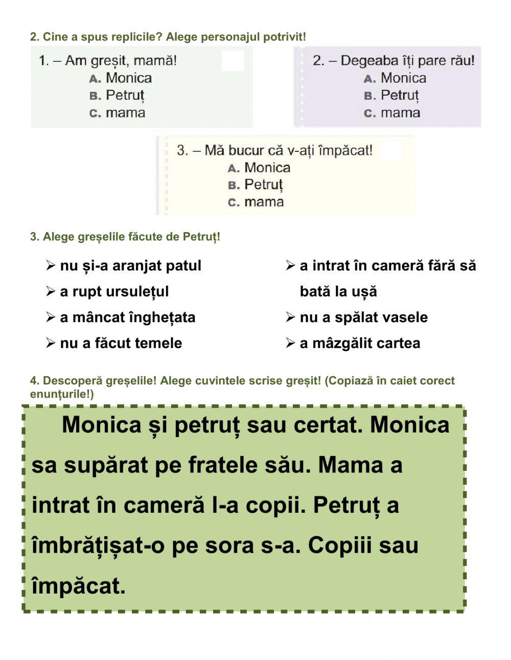 Cuvinte magice, Împăcarea