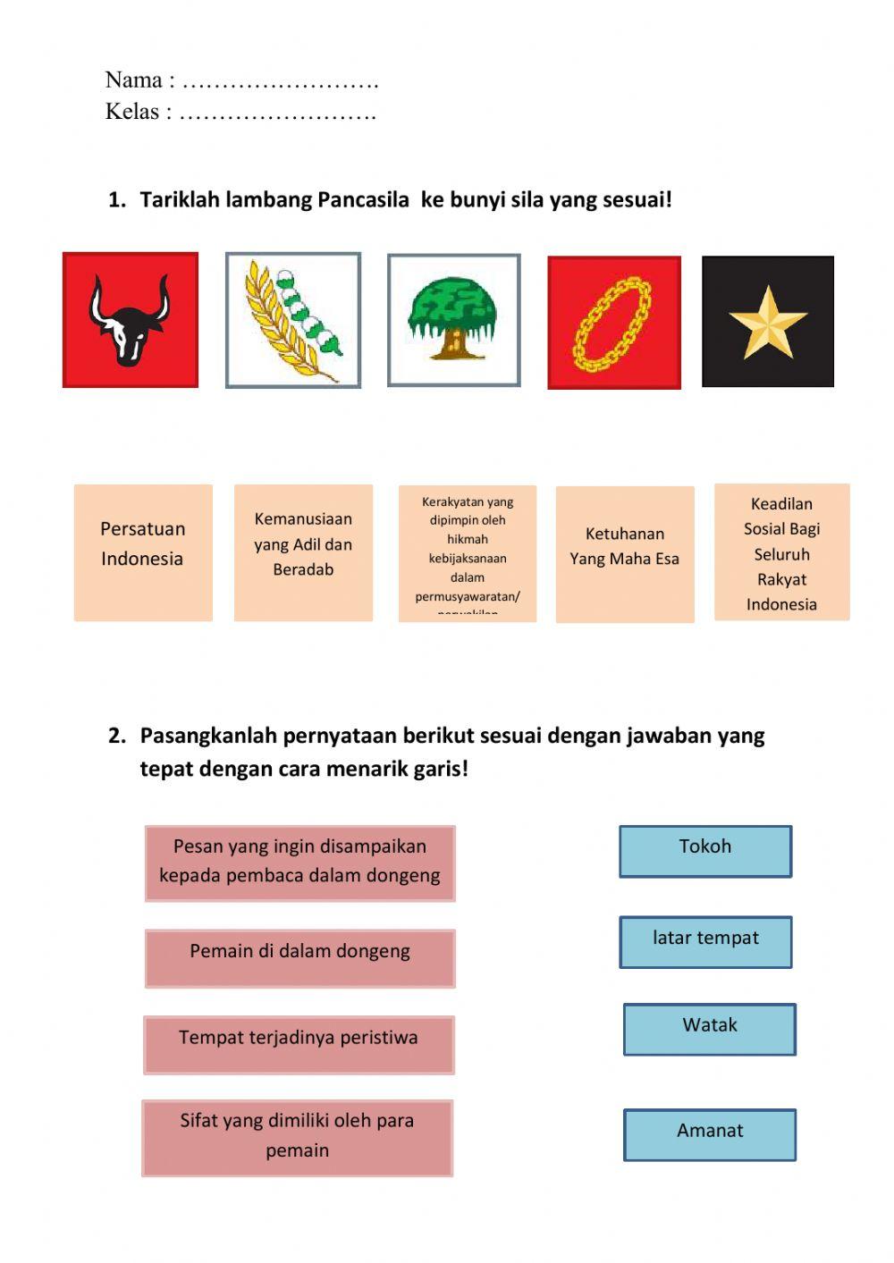 Latihan Soal Tematik tema 2