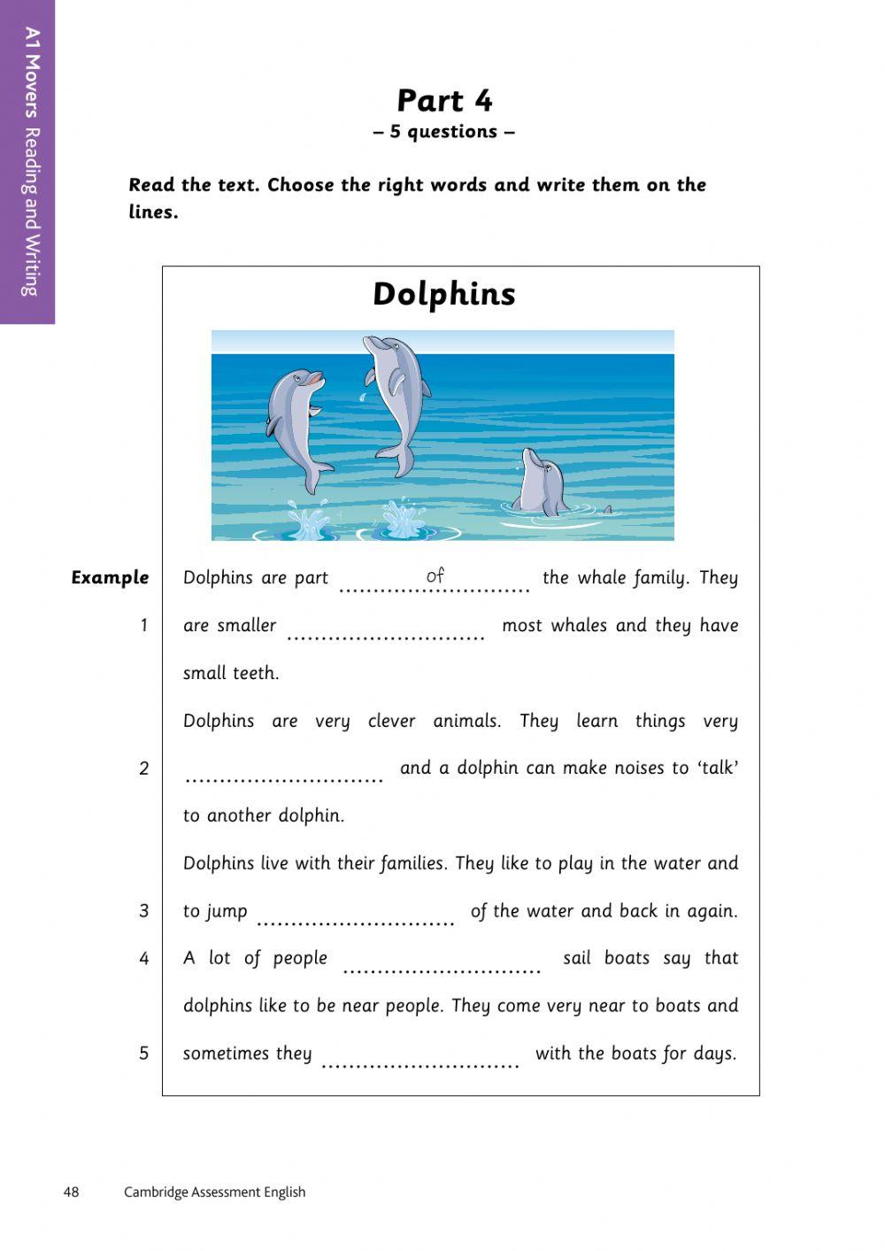 MOVERS READING AND LISTENING 2020 (PARTE 1) 