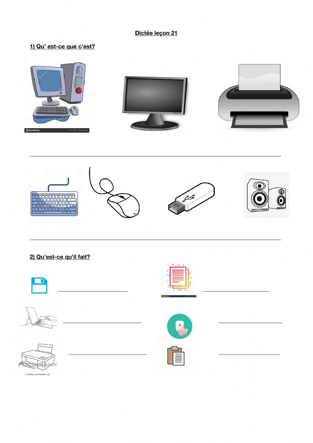 Appli ado 1 unité 7 leçon 21