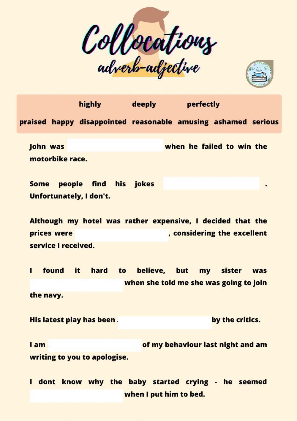 Adverb-adjective collocations