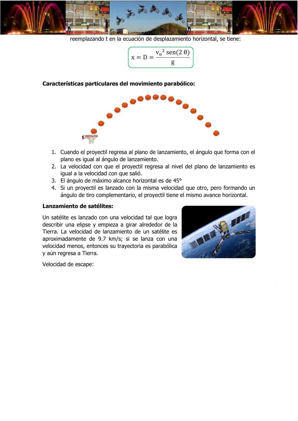Movimiento de tiro parabólico