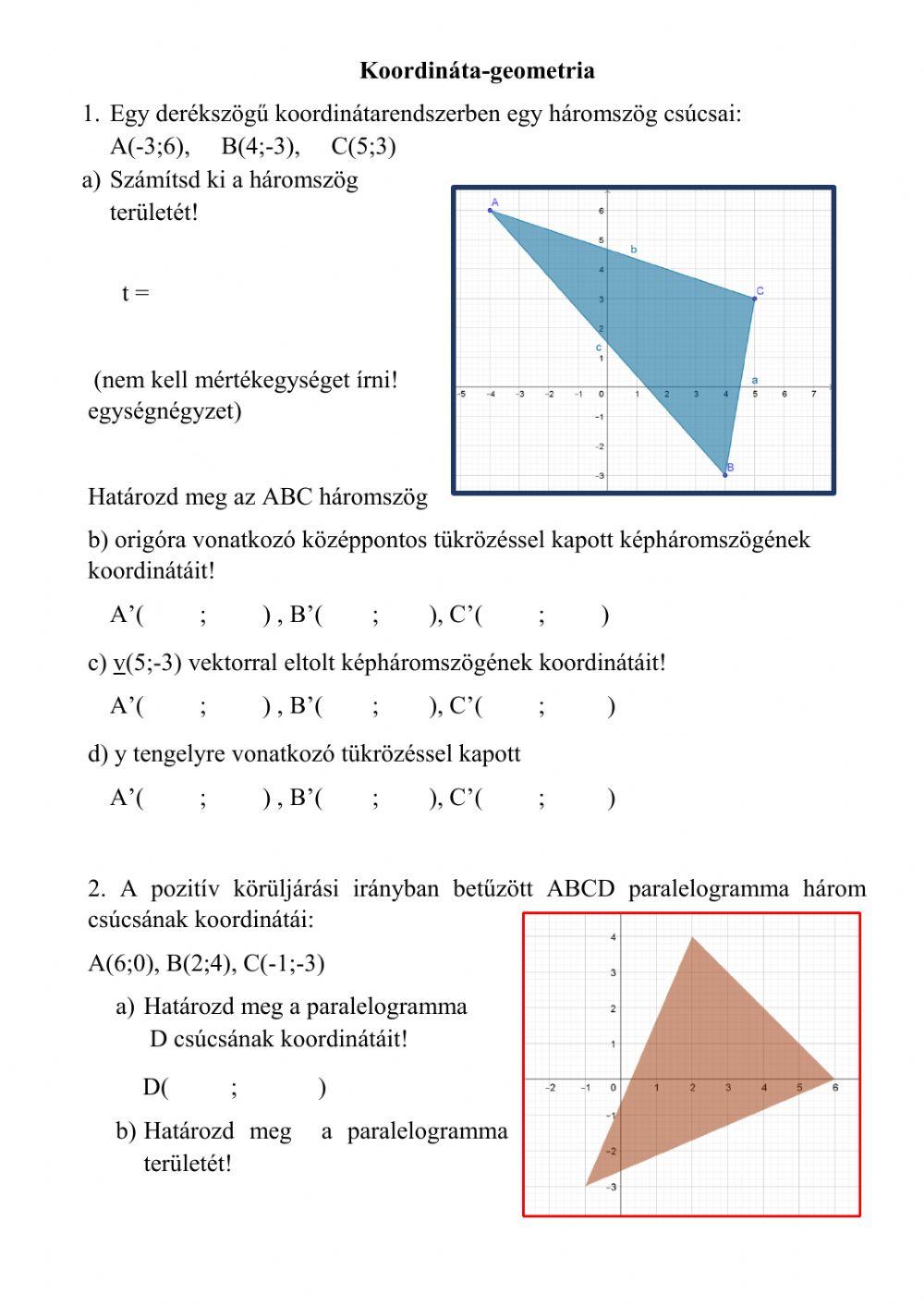 Koordináta-geometria