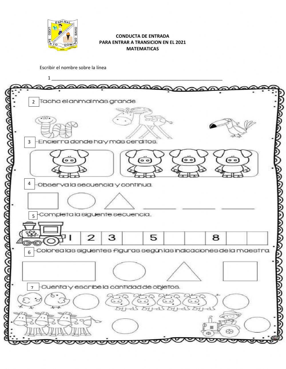 Trancision conducta de entrada
