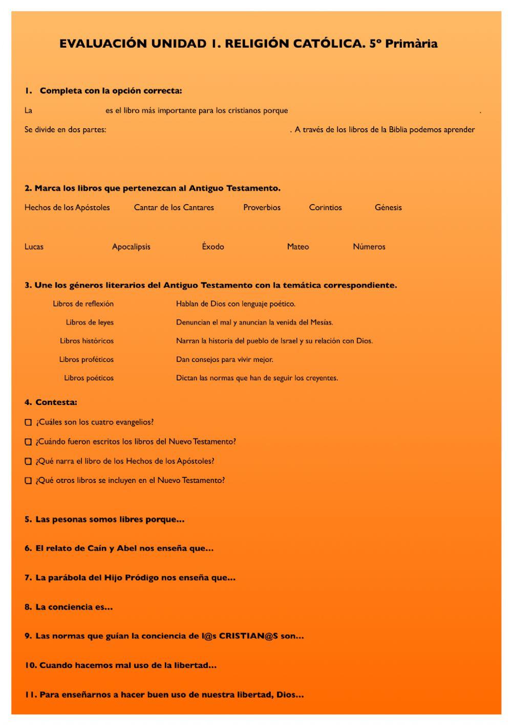 Religión católica ud1