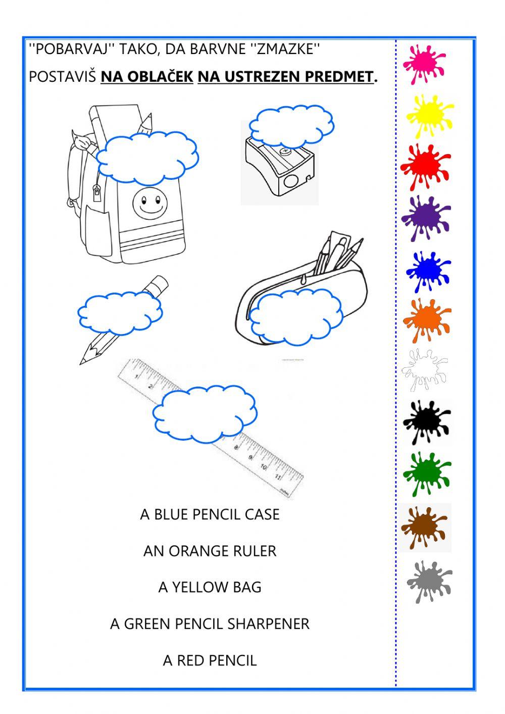 Kaj je to? what's this? at school