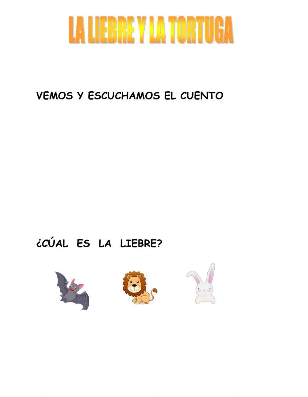 Cuento liebre y tortuga