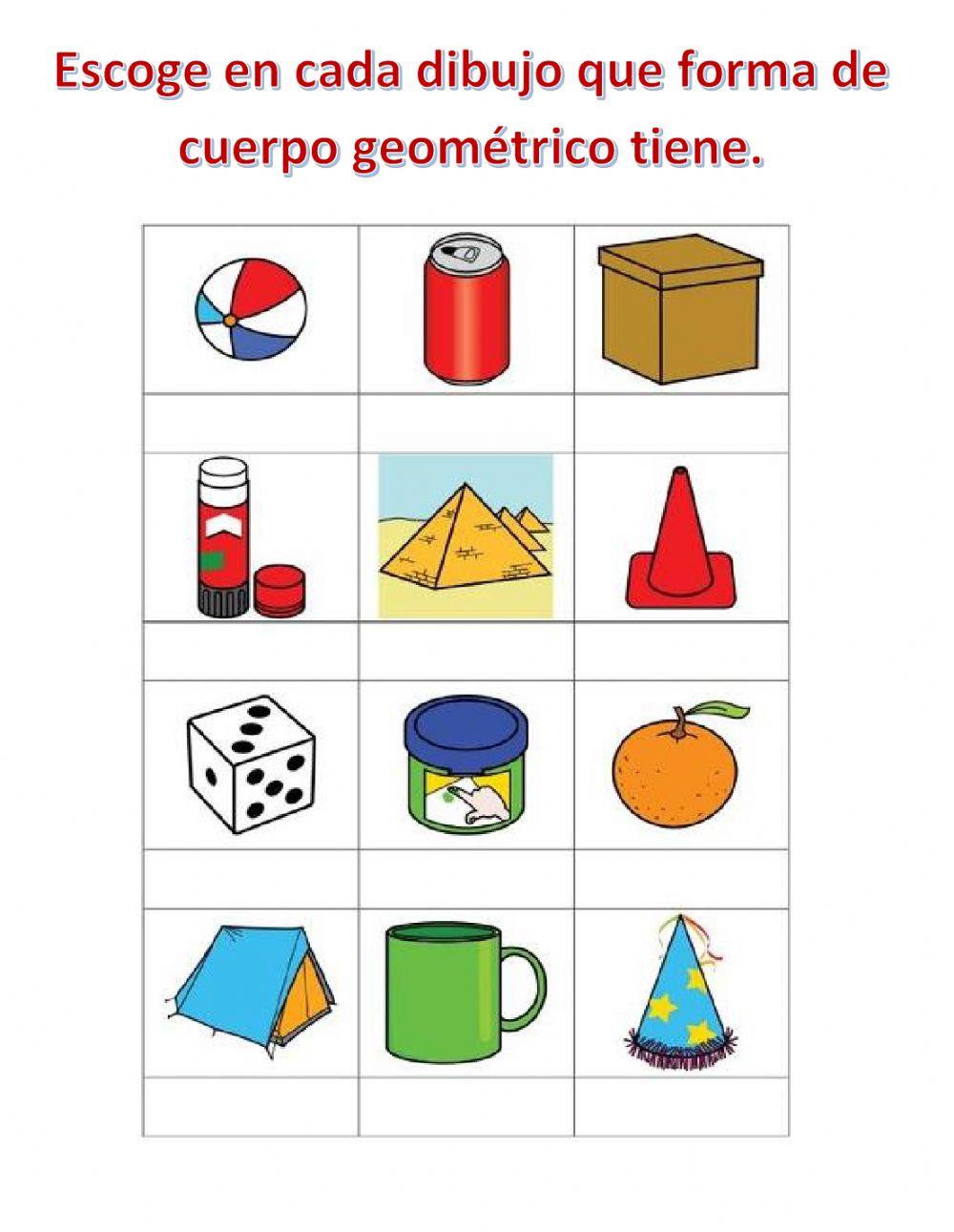 Los cuerpos geométricos