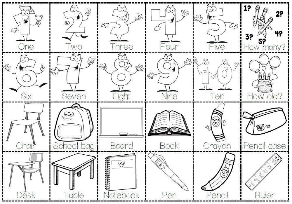 2.4. Numbers - Pictionary