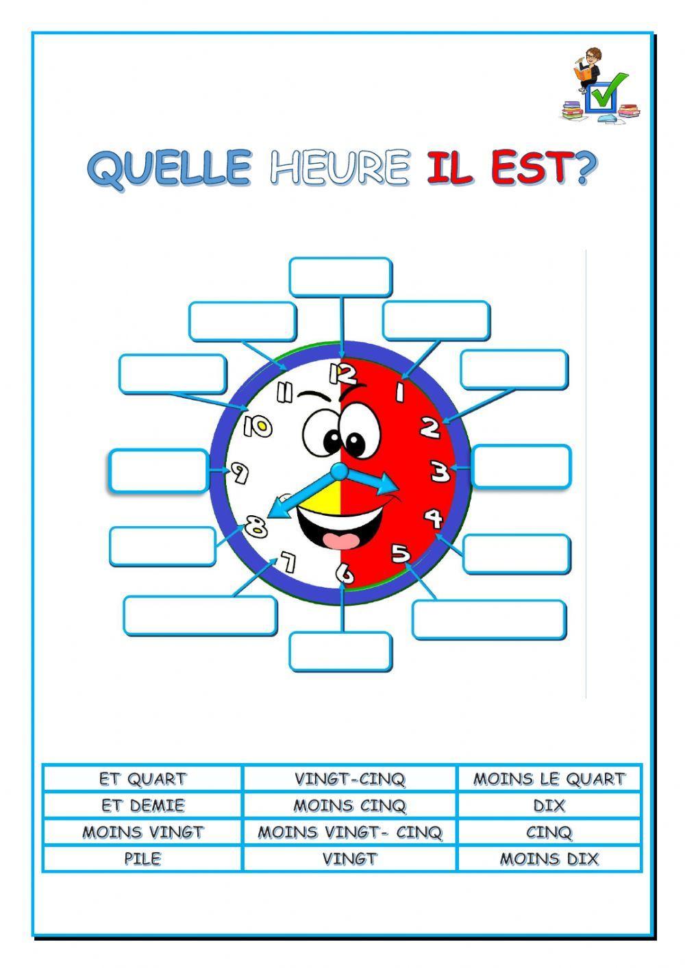 L'heure en fle