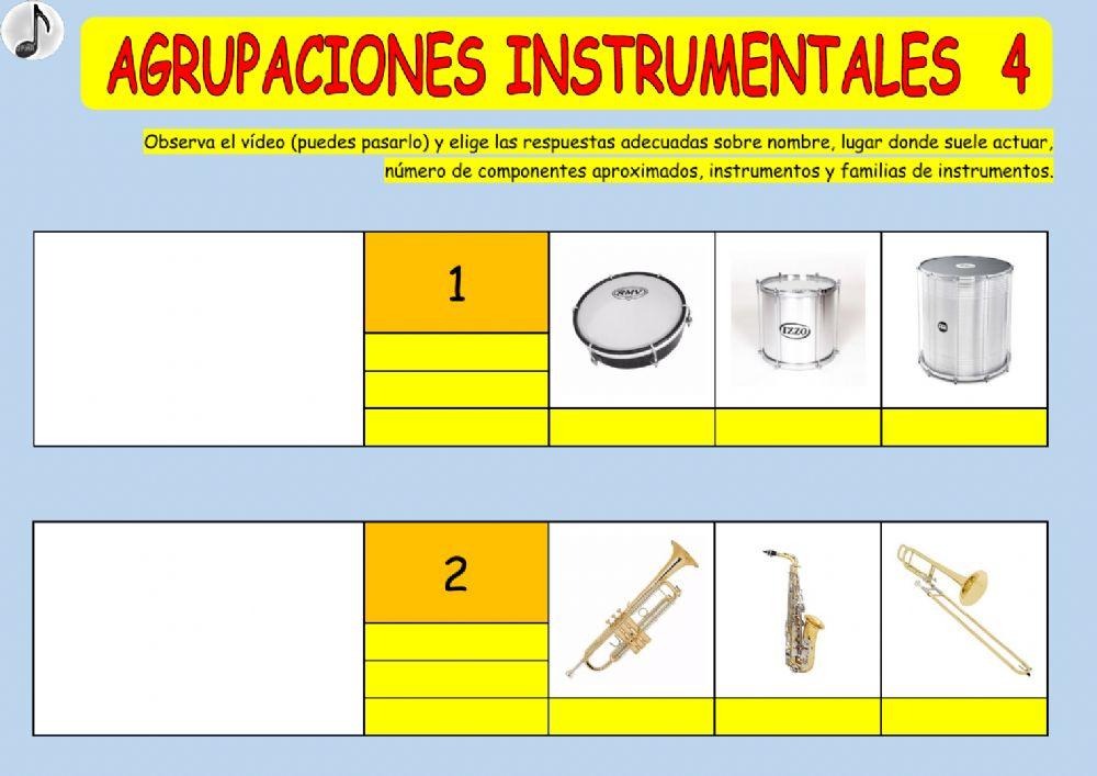 AGRUPACIONES INSTRUMENTALES 4