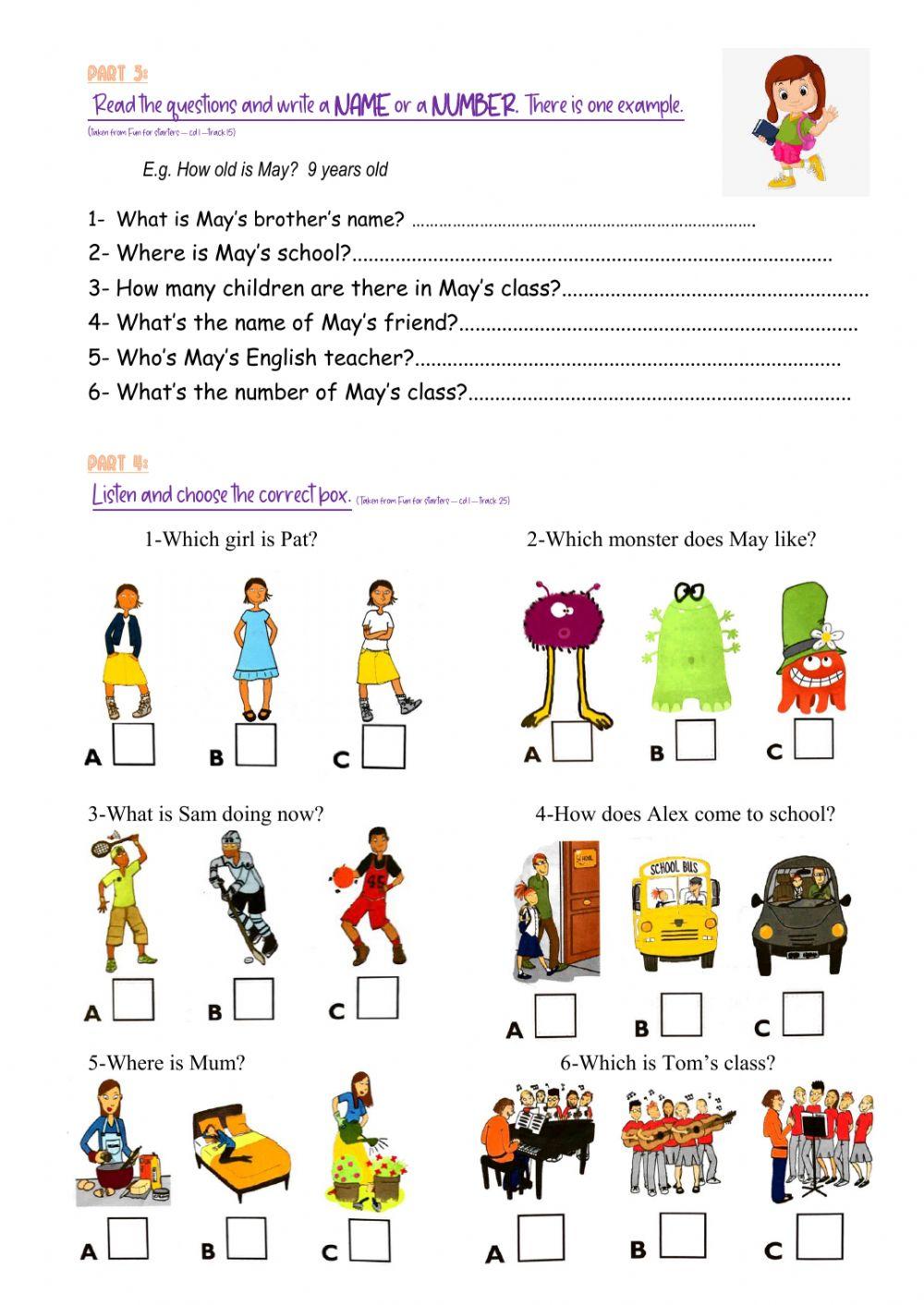 Listening final exam