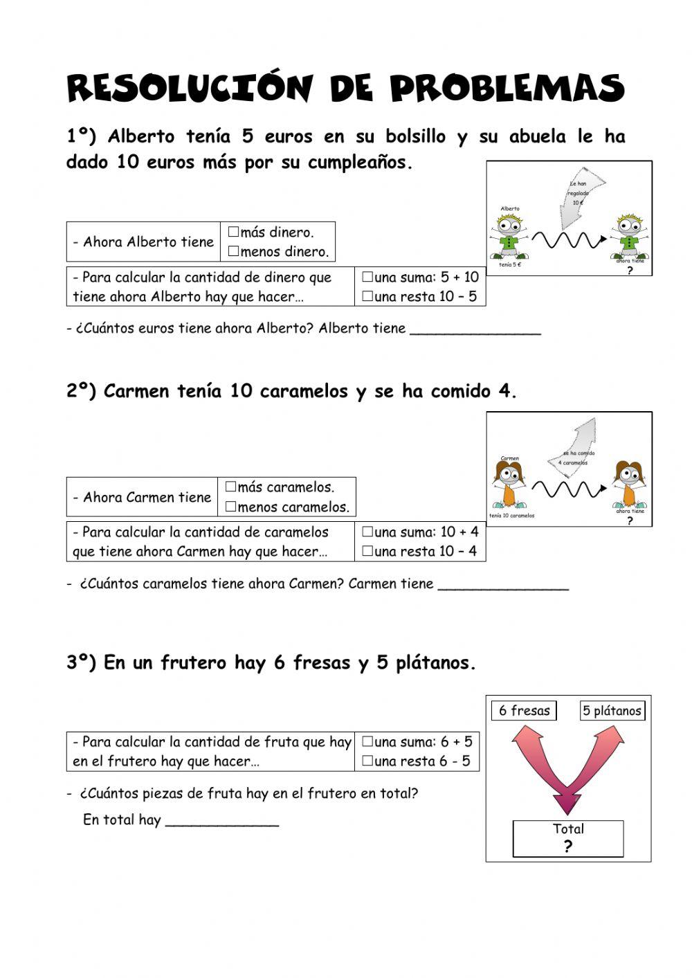 Problemas CA1, CA2 y CO1