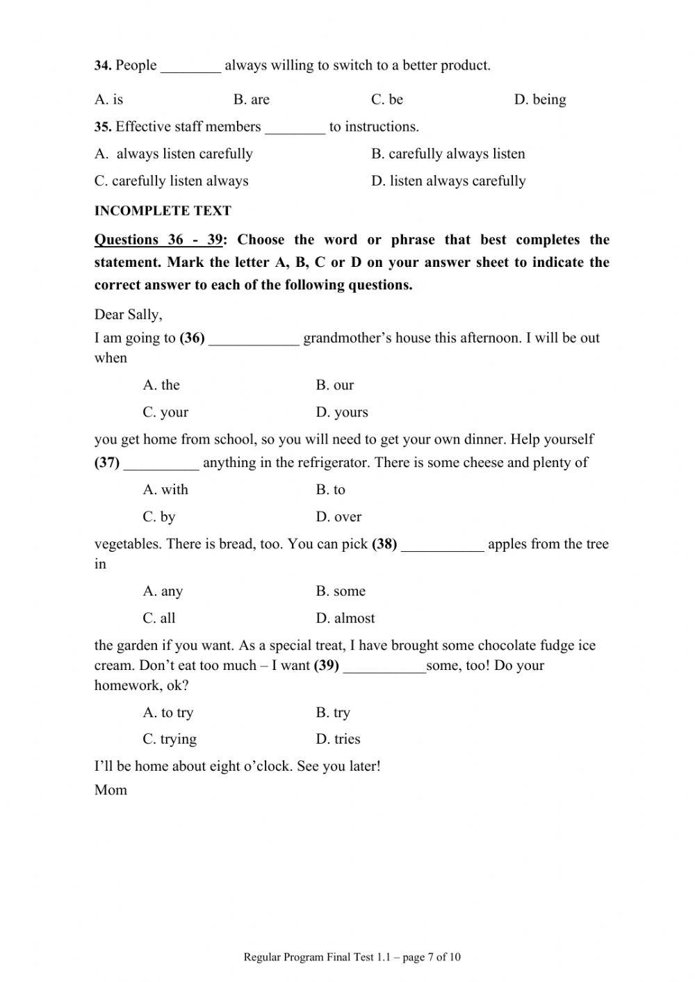 MIDTERM TEST GE3 - Hong Men