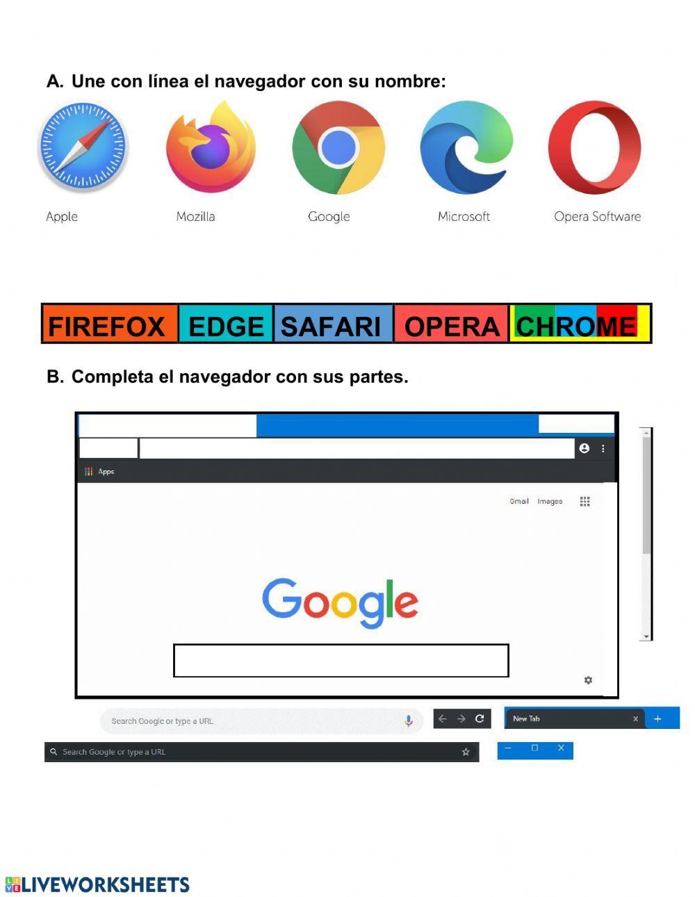 3A - Partes de la ventana de Google Chrome y los navegadores 