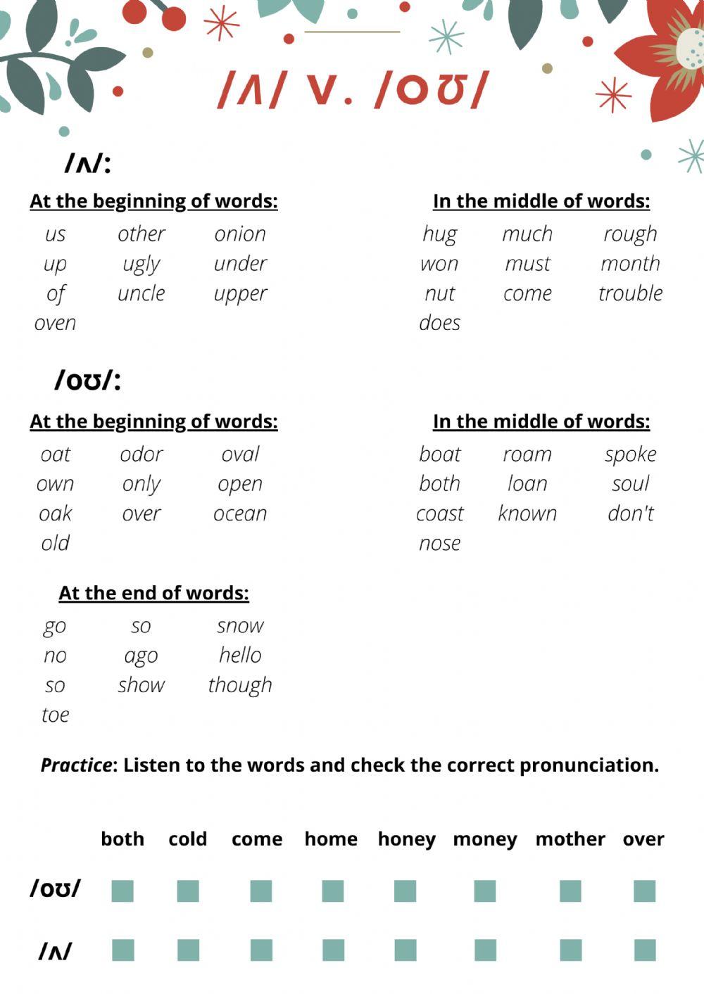Pronunciation