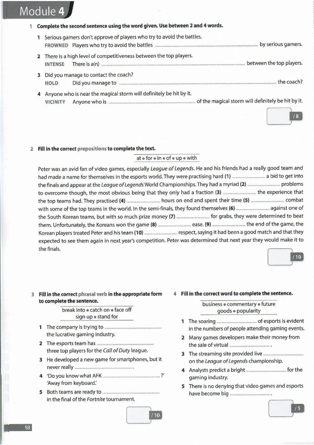 Targeting Proficiency MODULE 4