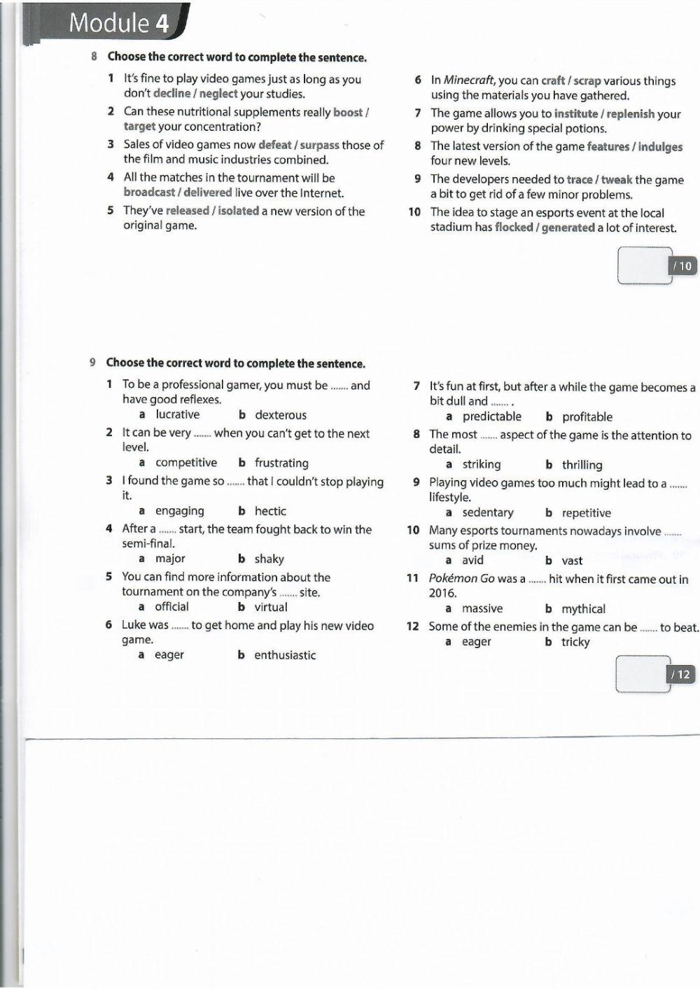 Targeting Proficiency MODULE 4