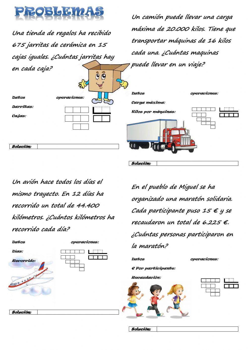 Divisiones con 2 cifras en el cociente