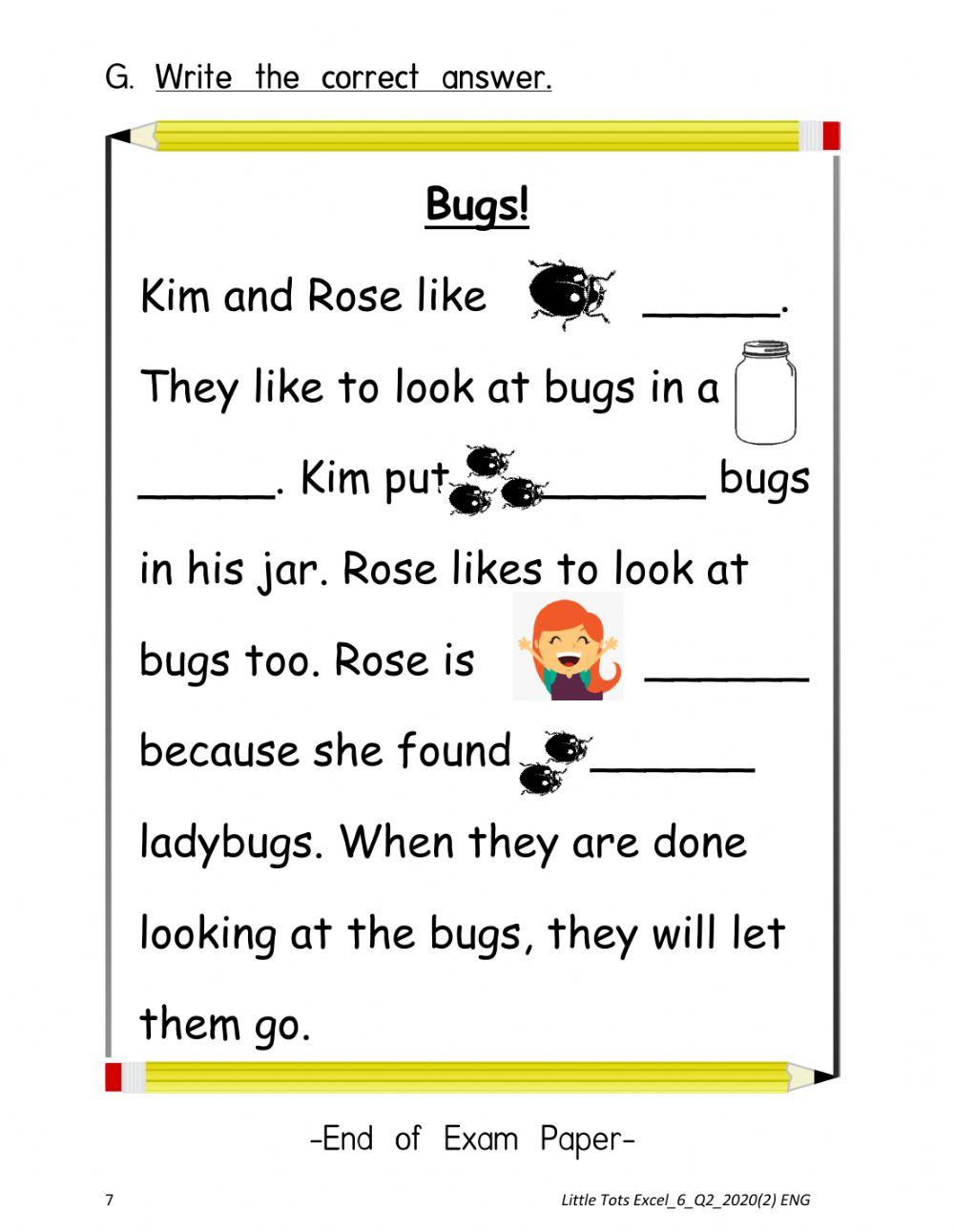 English 6Q3 2020 (Spelling-Listening)