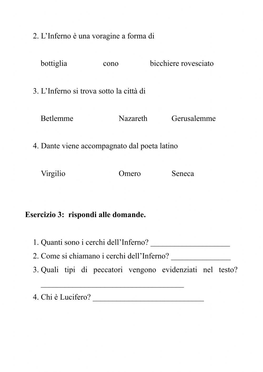 La Divina Commedia (Inferno)