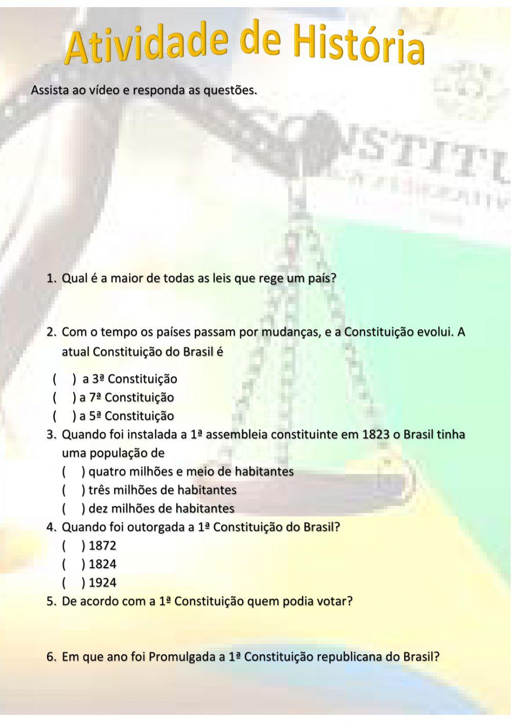 Constituições brasileiras