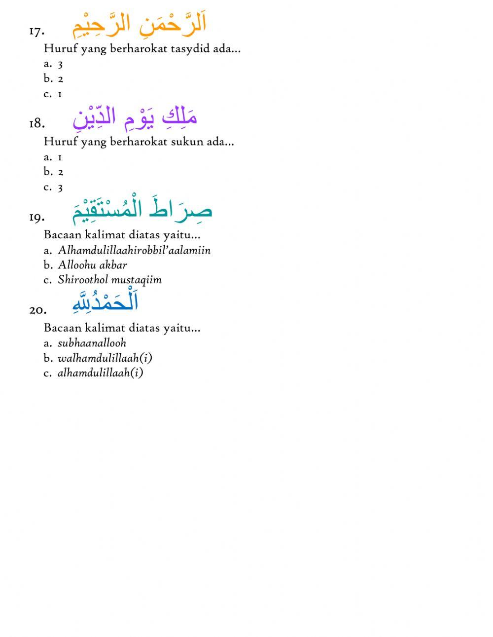 Penilaian Akhir Semester Ganjil