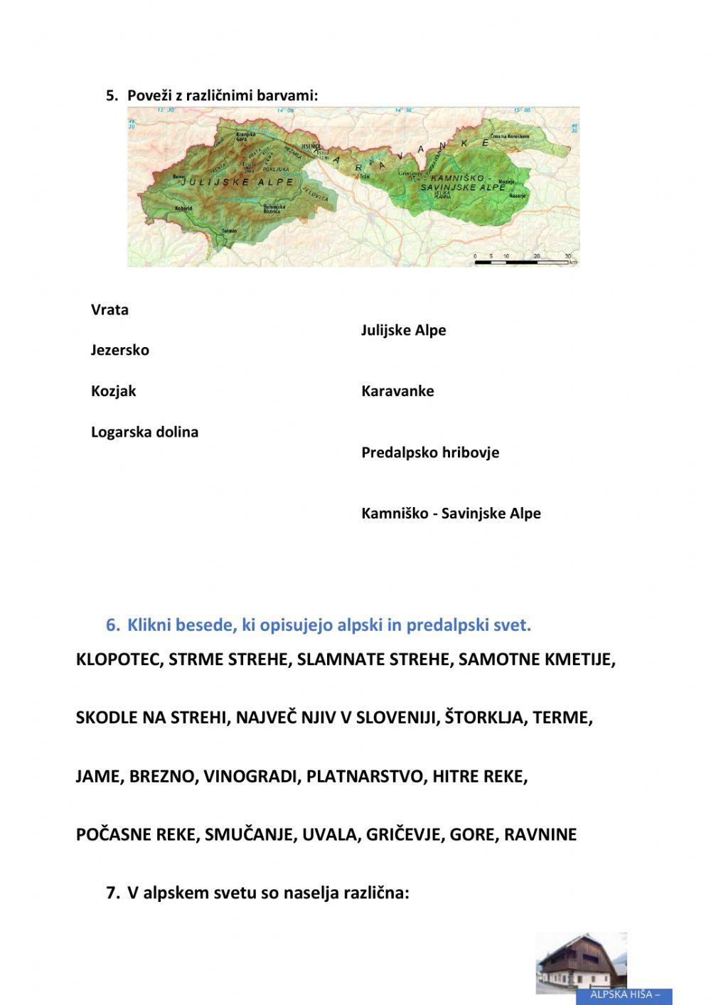 Ponovimo o legi SLO ter alpskem in predalpskem svetu