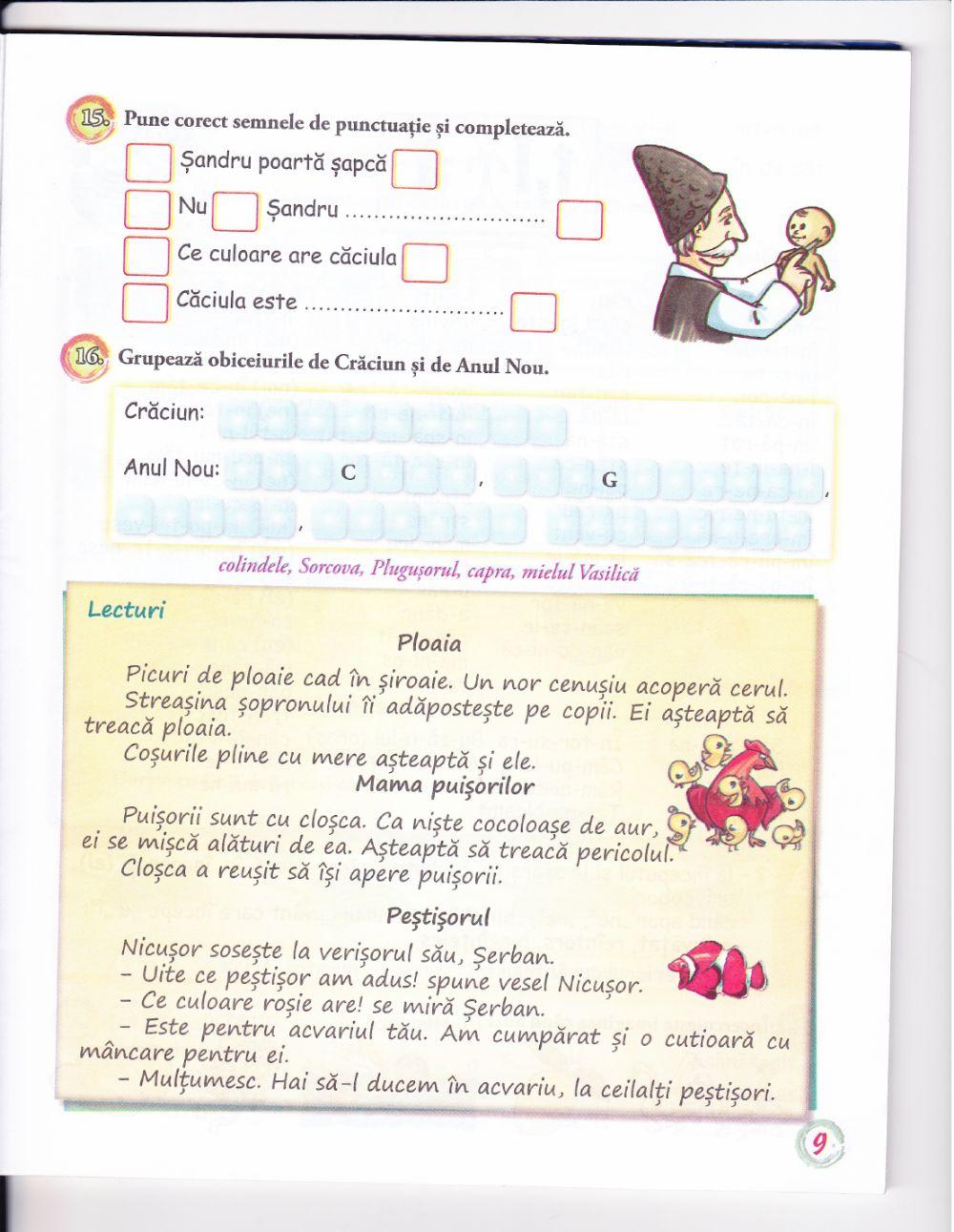 Litera Ș - consolidarea lexiei - grafiei