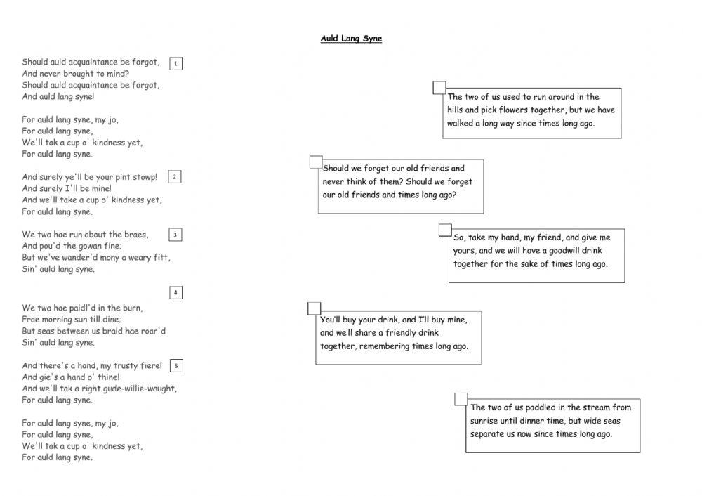 Auld Lang Syne