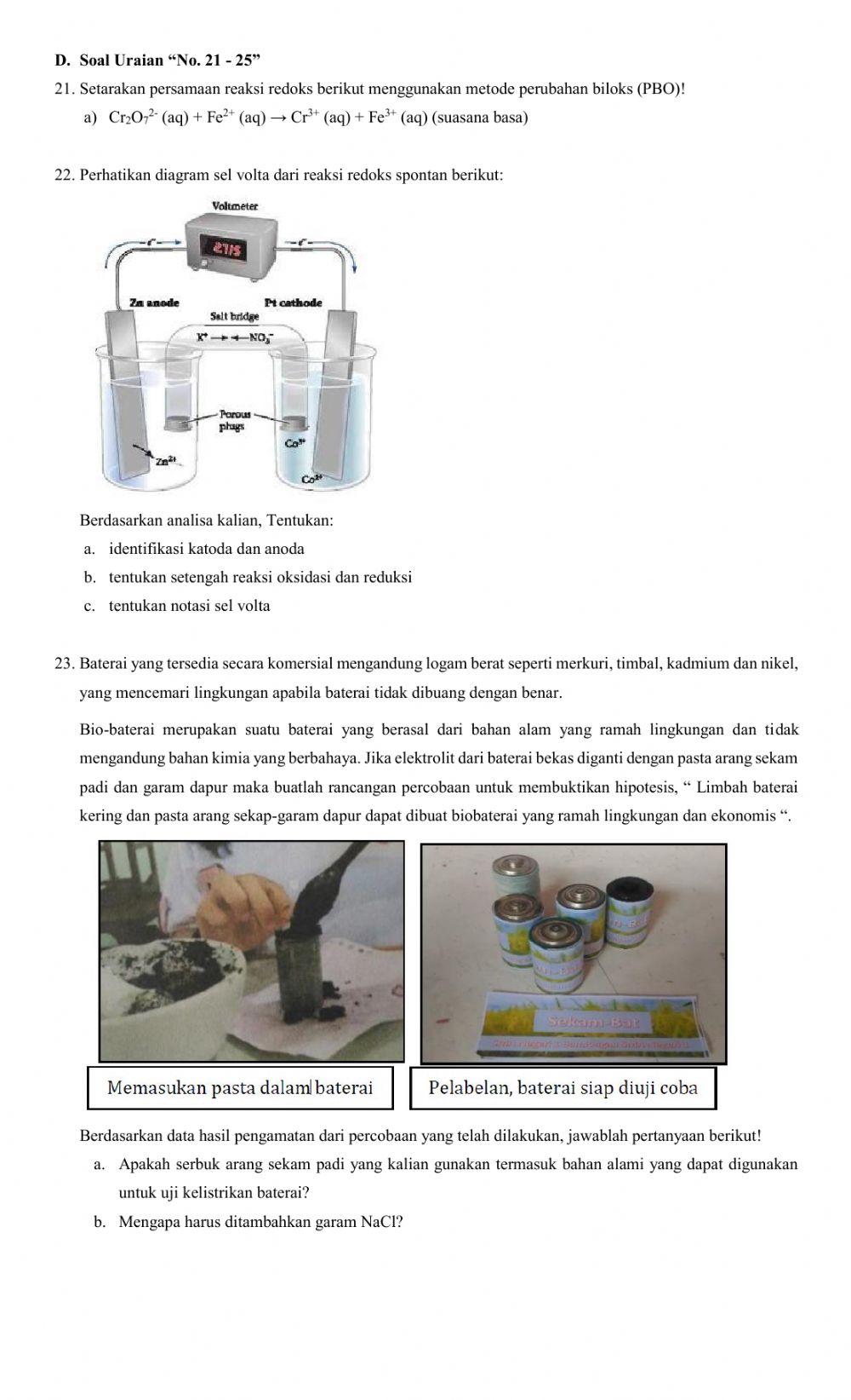 Soal pas kelas xii ipa