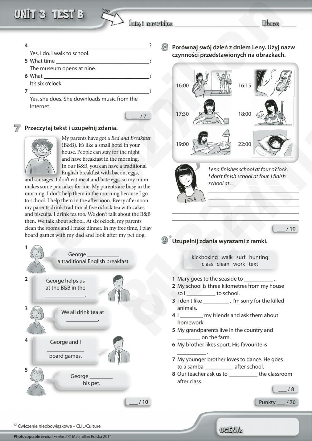 Evolution Plus 2- Unit 3 Poprawa