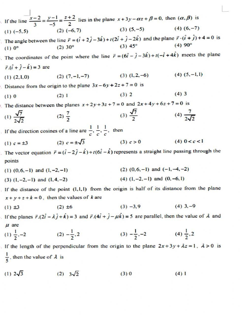Maths Chap 6 worksheet | Live Worksheets