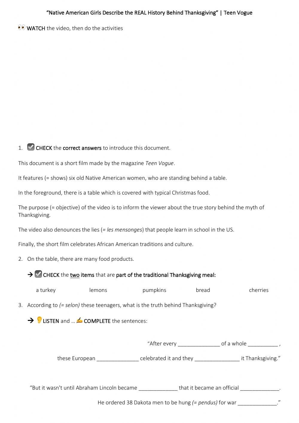 The REAL history behind Thanksgiving