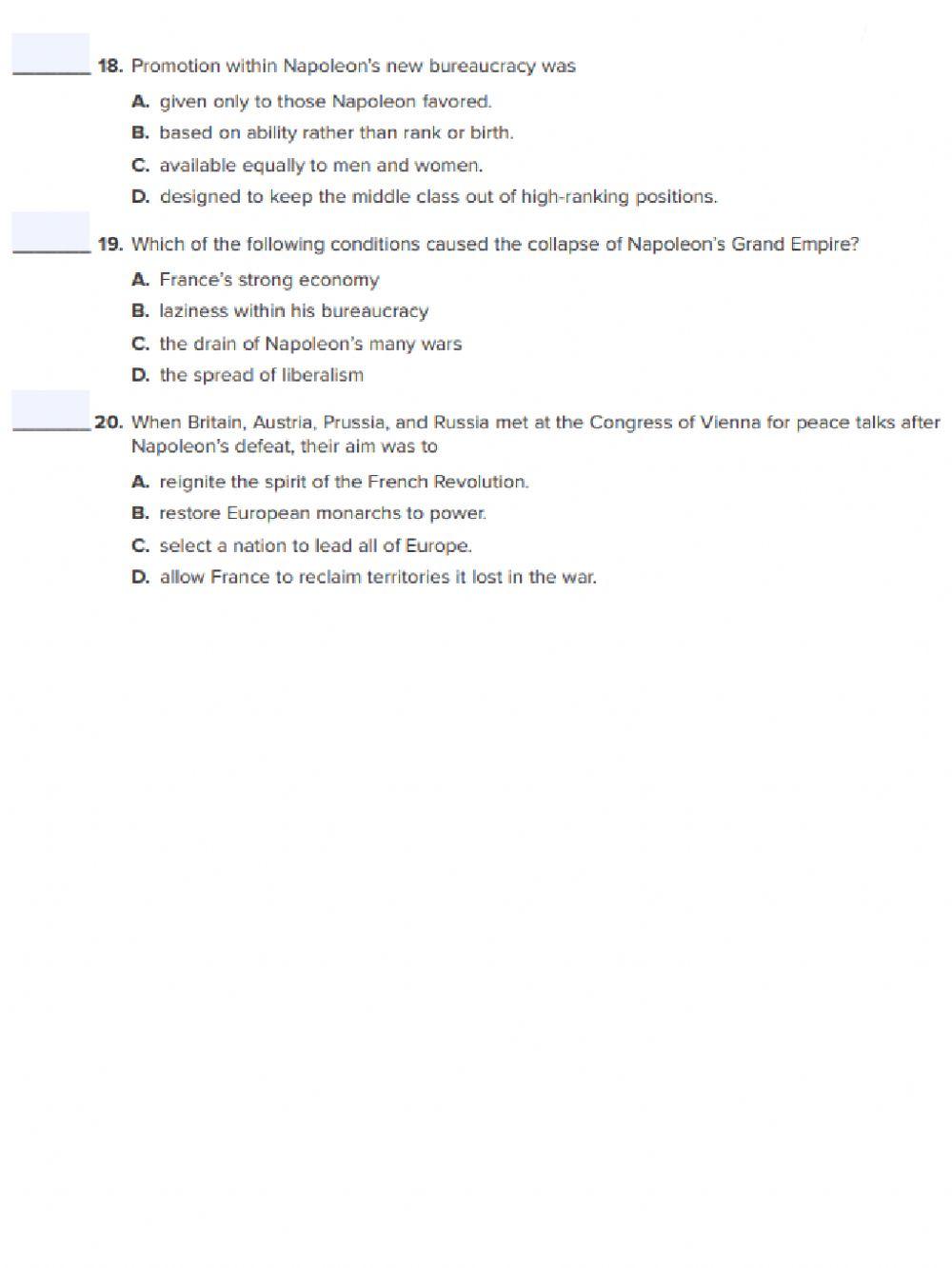 Chapter 9: The French Revolution and Napoleon (1789-1815)