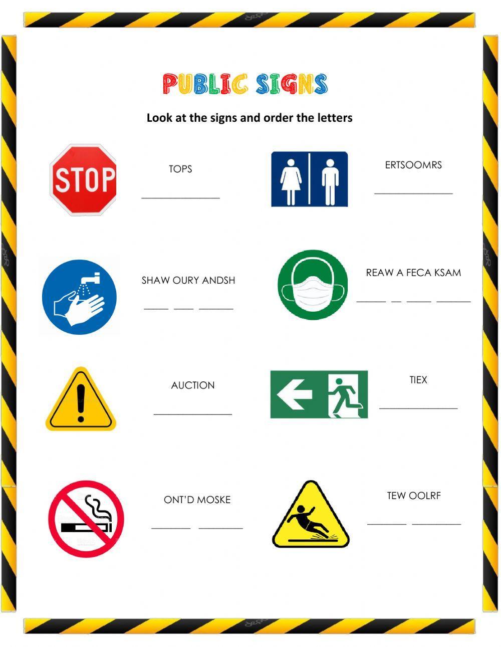 Public signs