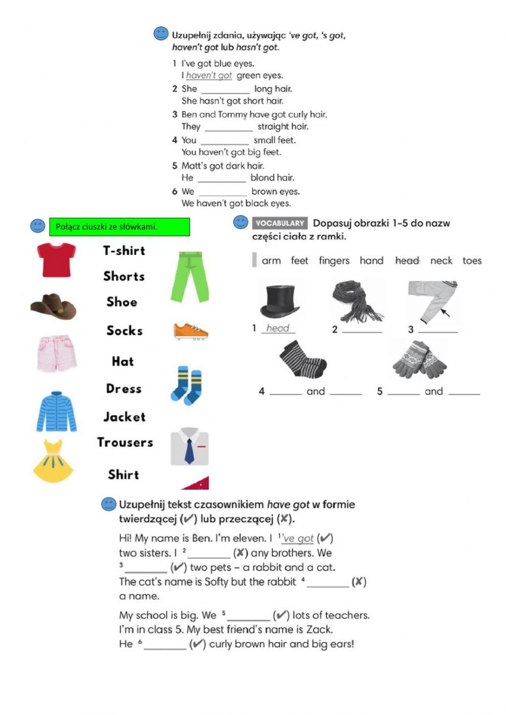 Klasa 4 lekcja 4.2 c.d. workbook and more