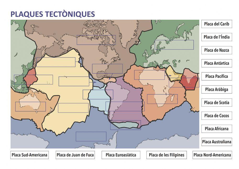 Mapa plaques tectòniques
