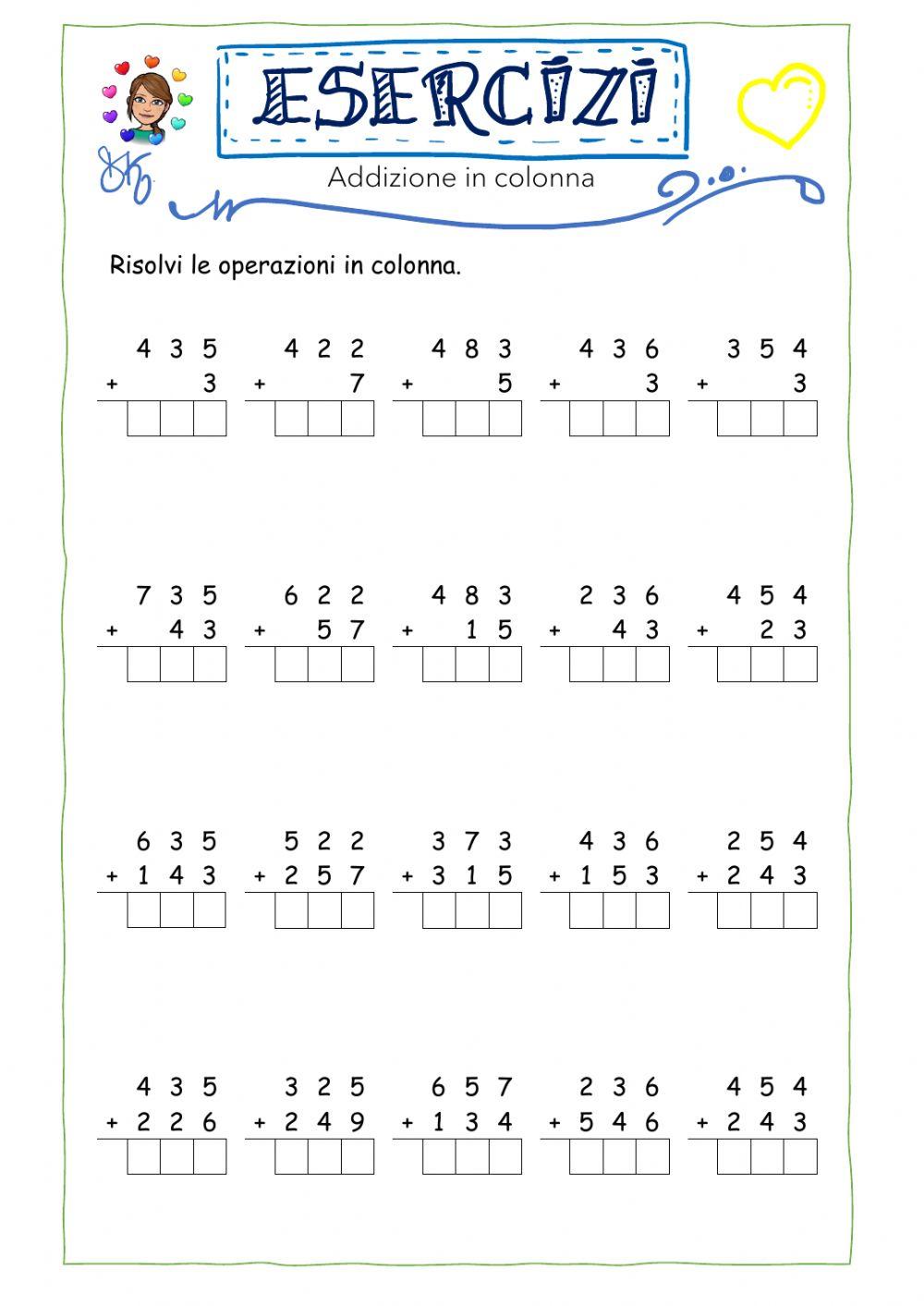 I numeri fino a 1000