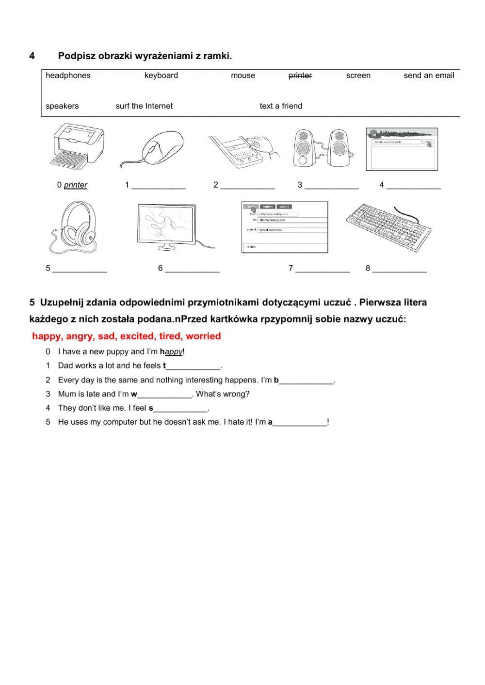 Liveworksheets english class a1 unit 3