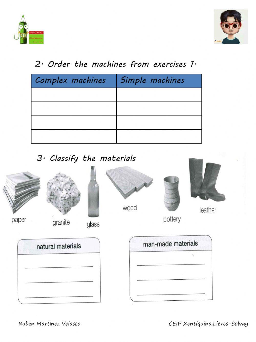 Ceip xentiquina materials