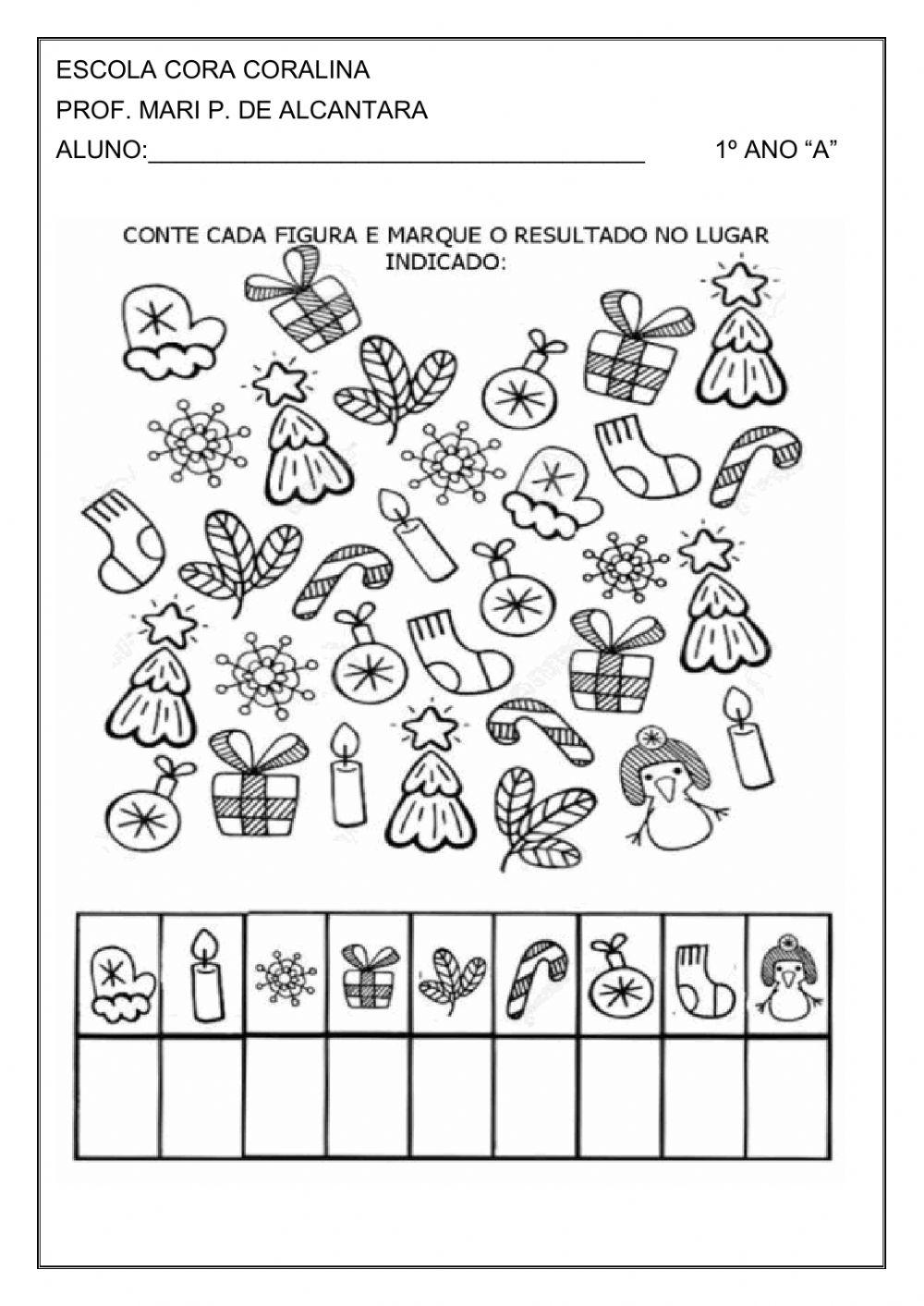 Tabela de simbolos de natal