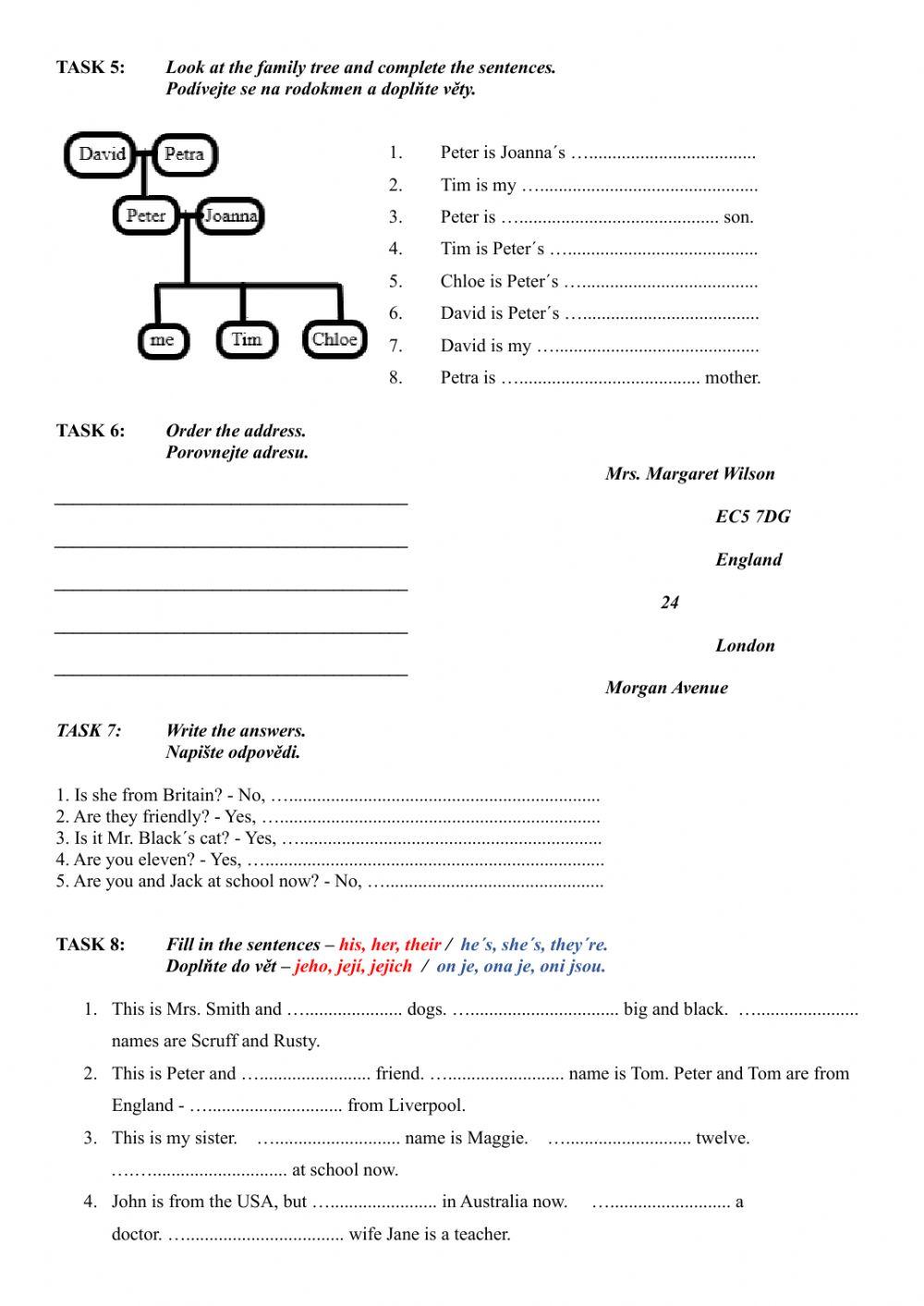 Project 1 Unit 2 souhrnné opakování